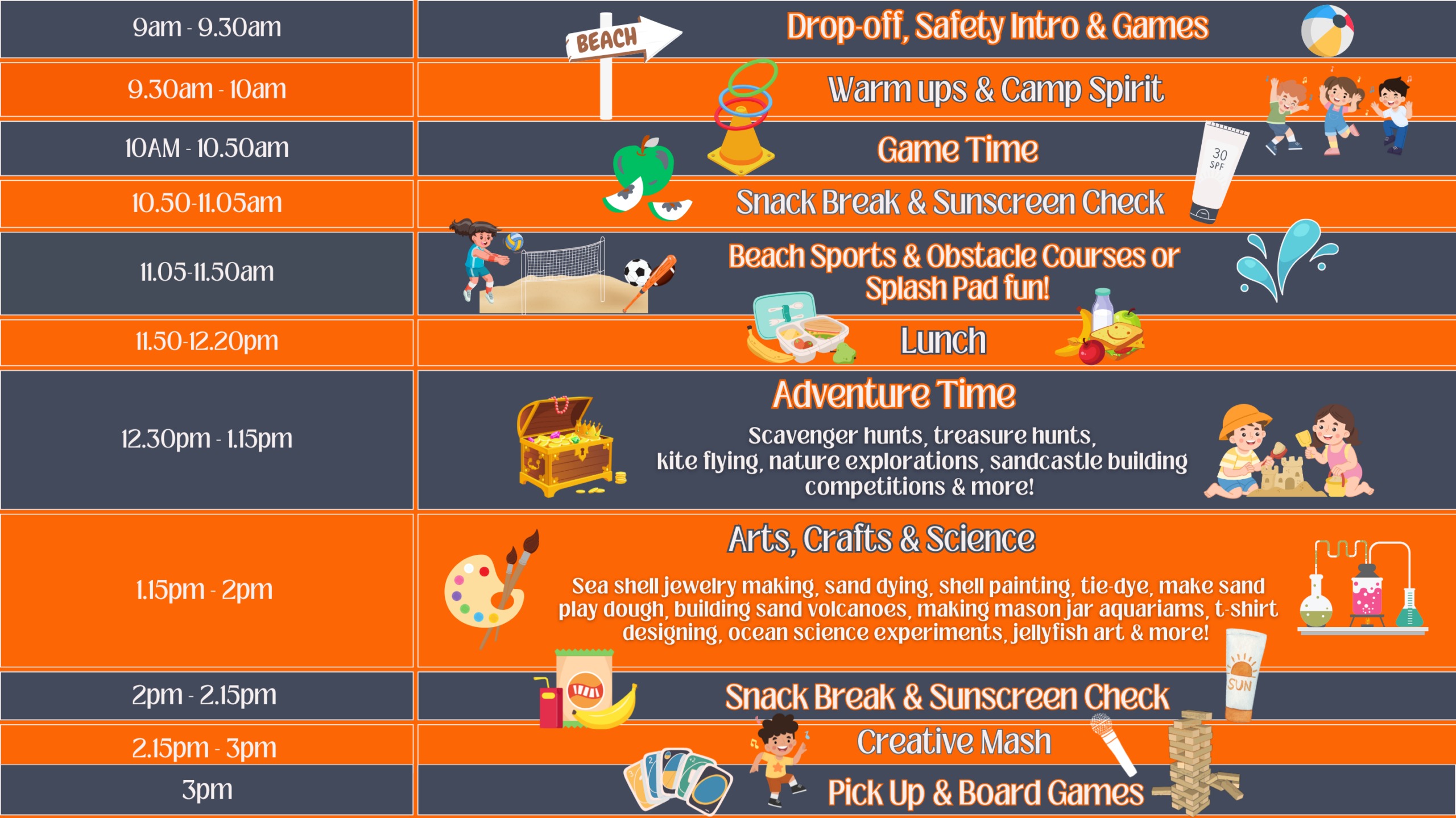 A typical camp day at Bounce LA