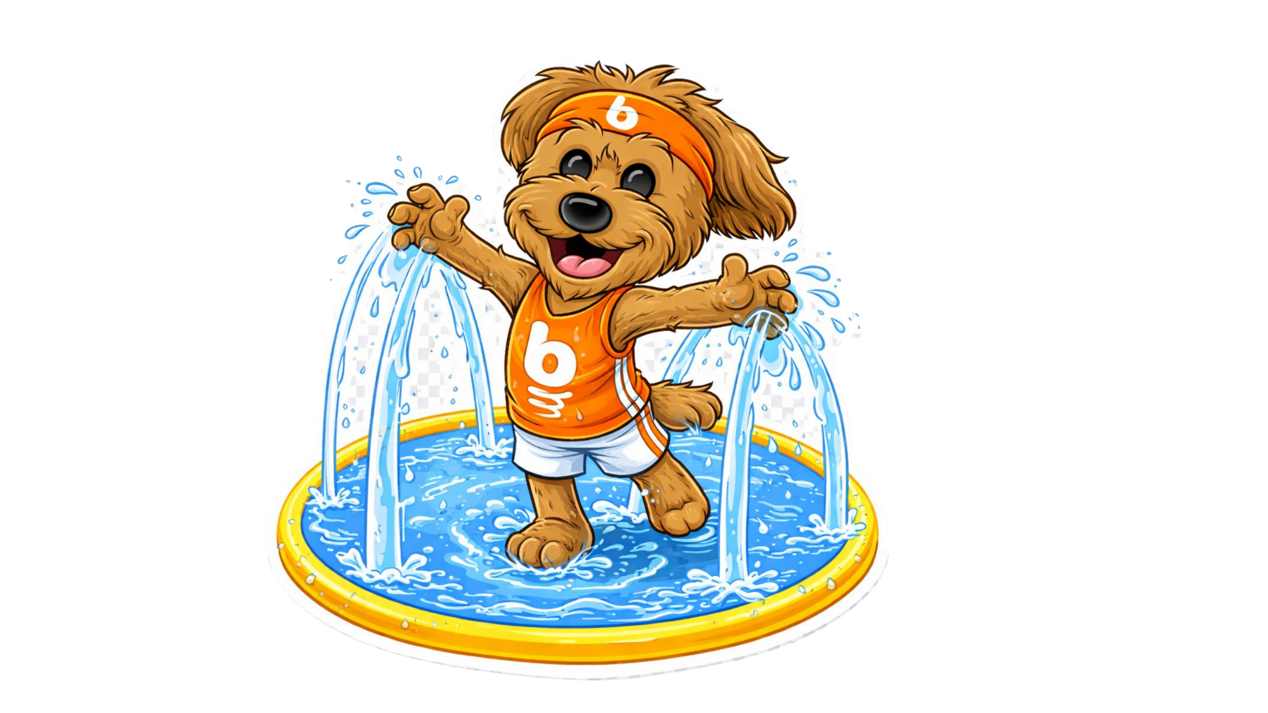 Chewy with Splash Pad