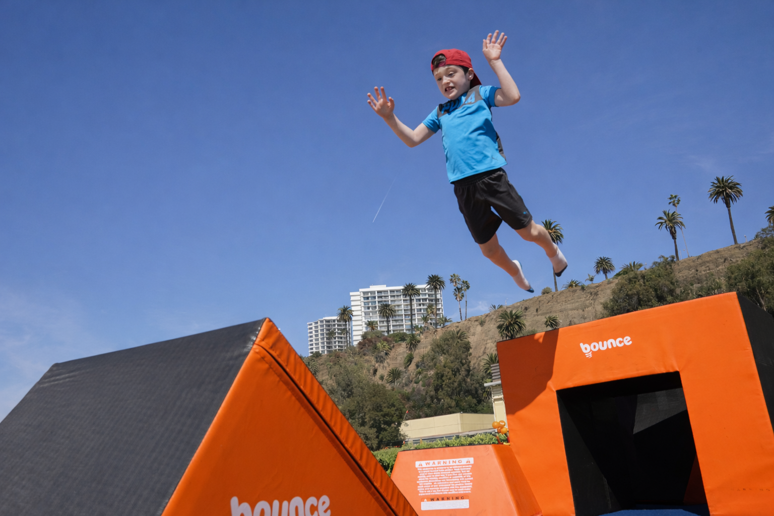 Bounce LA ninja obstacle course