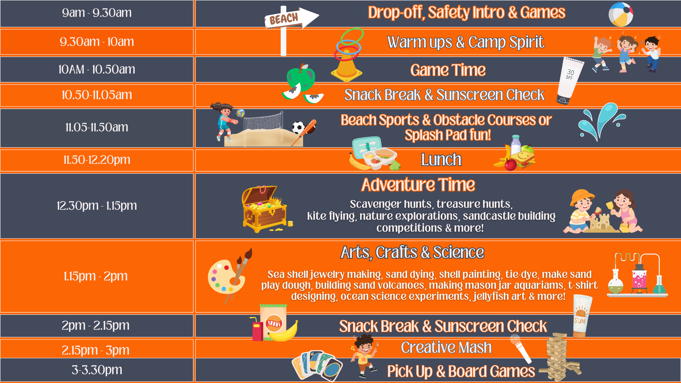 A typical camp day at Bounce LA